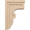 Ekena Millwork 11"W x 22"D x 33"H Classic Highland Rough Cedar Woodgrain TimberThane Corbel, Primed Tan CORUR11X22X33HLDRCPR - alternate 2